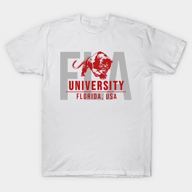 University Florida USA T-Shirt by urban-wild-prints